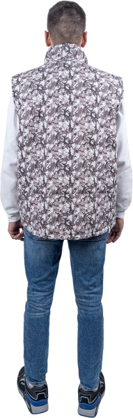 Жилет САТУРН зимний (бежевый/коричневый)