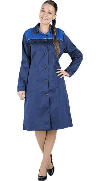 Халат RONTA HL10 женский (т.синий/васильковый)