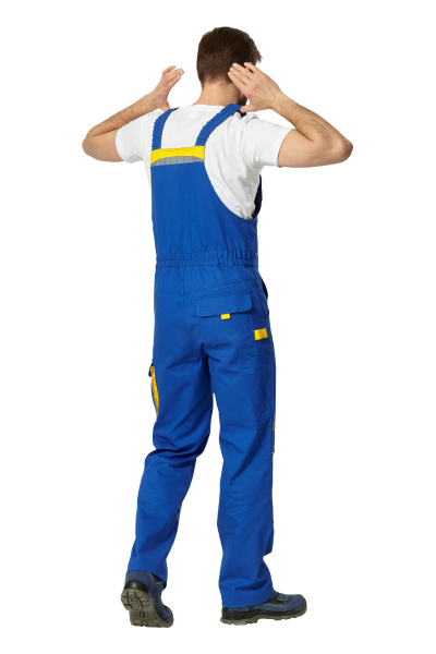 Полукомбинезон АЛАТАУ (васильковый/желтый)