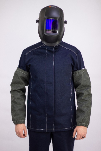 Нарукавники сварщика ВОЛАТ-А с термостойким силиконовым покрытием