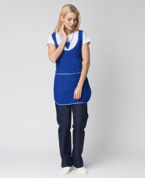 Фартук-сарафан ИННА (синий)