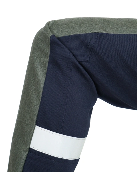 Костюм сварщика ОНИКС СОП 3 кл.защиты с силикон.накладками с БР (т.синий)