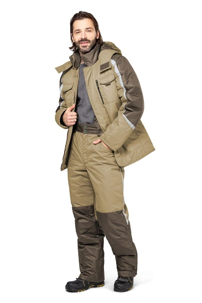 Костюм ФИЛИГИР зимний с БР (бежевый/хаки)