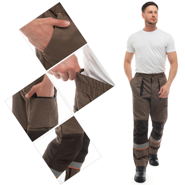 Костюм БЕРГЕН с БР (бежевый/т.коричневый)