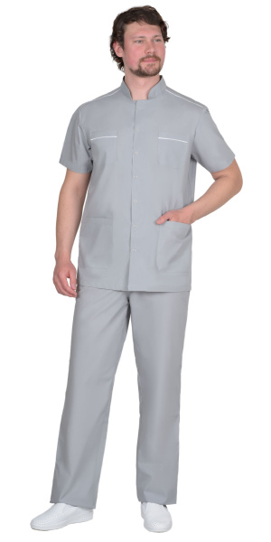 Костюм СИРИУС-МЕДИК с БР (св.серый)