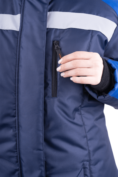 Костюм РОУД женский зимний с ПК (т.синий/василек)