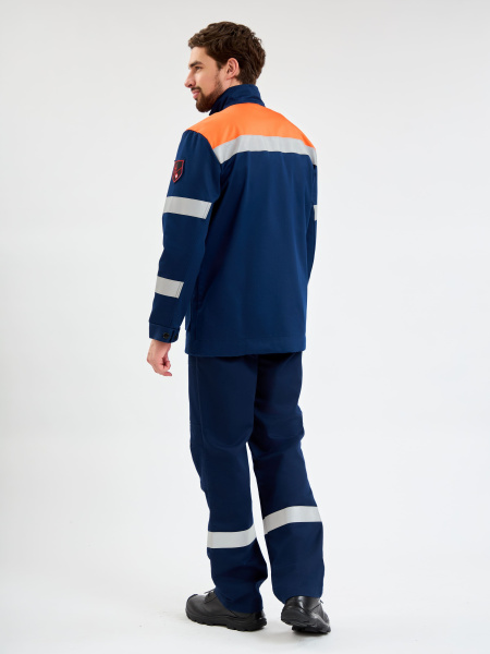 Костюм ЭНЕРГИЯ-Б 35,2 кал. с БР (т.синий/оранжевый)