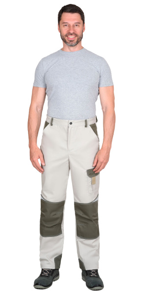 Брюки СИРИУС-КАСПИЙ (молочный/оливковый/песочный)