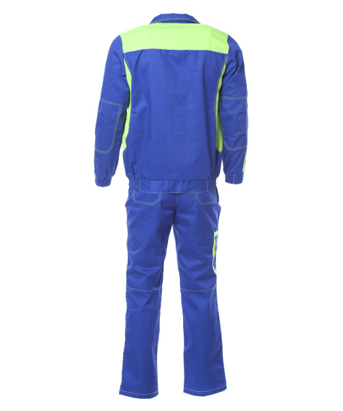 Костюм ВЕСТА женский с БР (васильковый/лимонный)