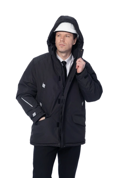 Парка Brodeks KW 204 зимняя (черный)