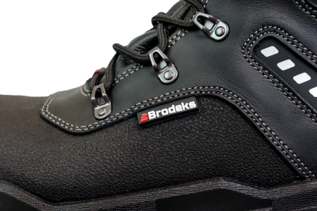 Ботинки BRODEKS GALEON S3 ПУ/Нитрил зимние c КП и АС (черный/серый)