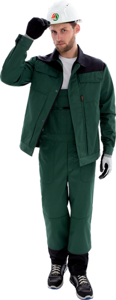 Костюм ТЕХНИК 2 с ПК (т.зеленый/черный)