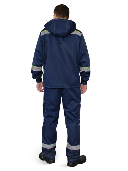 Костюм ГРАНЬ с капюшоном с ПК (синий)