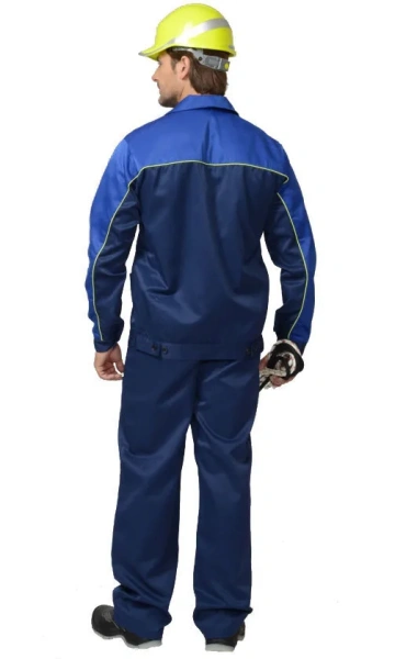 Костюм СПЕЦИАЛИСТ с БР (т.синий/васильковый)
