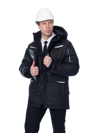 Парка BRODEKS KW 215 зимняя (черный)