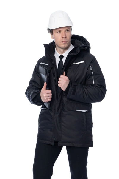 Парка BRODEKS KW 215 зимняя (черный)