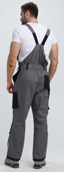 Полукомбинезон МИЛАН NEW CH МВО (т.серый/черный)