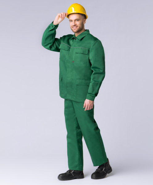 Костюм Экспертный-Люкс, брюки, зеленый