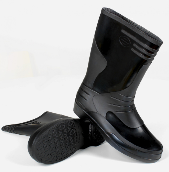 Сапоги женские ПВХ (черный)