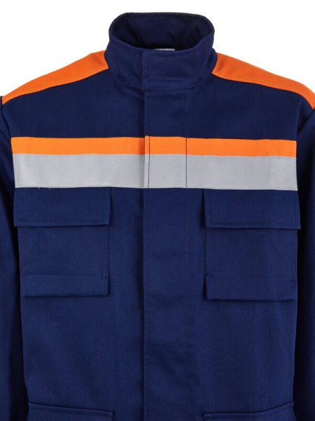 Комплект ЭНЕРГИЯ-А специальный с курткой-накидкой и БР (т.синий/оранжевый)