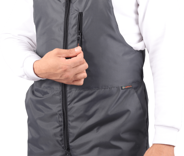 Костюм РОУД зимний с ПК (т.серый/красный)