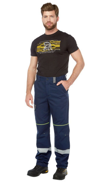 Костюм ПОДРЯД с БР (синий/серый)