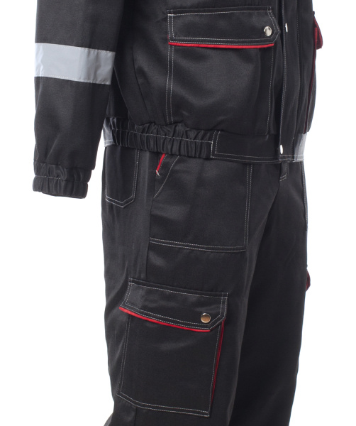 Костюм АНТЕЙ с СОП с ПК (черный/красный)