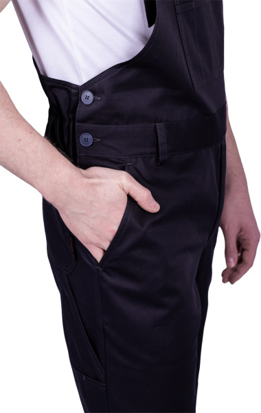 Полукомбинезон СТРОНГ (черный)