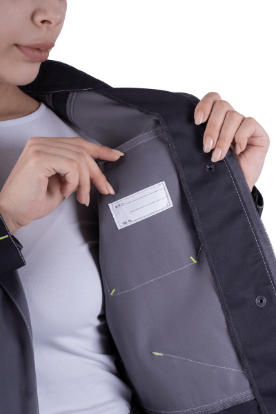 Куртка ЭДВАНС женская (серый/т.серый/черный)