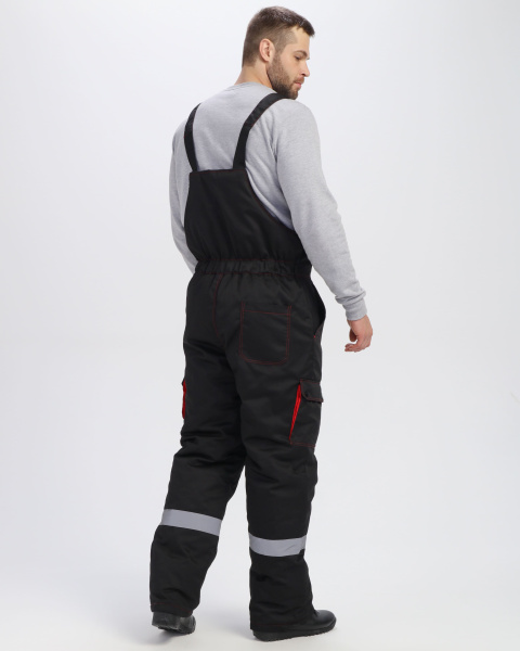 Костюм НЕЙЧ-ПРЕМИУМ CH зимний с ПК (черный/красный)