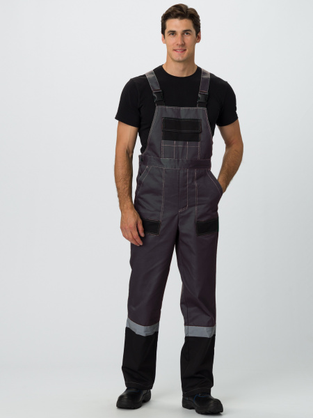 Костюм ВИВАТ-2 ПРЕМИУМ с ПК (серый/черный/красный)