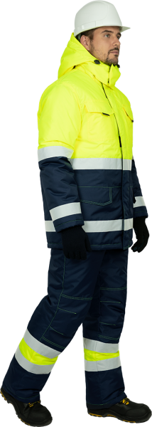 Костюм БРАЙТ зимний с ПК (желтый/синий)