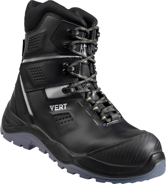 Ботинки VERT высокий берец шерст.мех с КП и КС (черный)