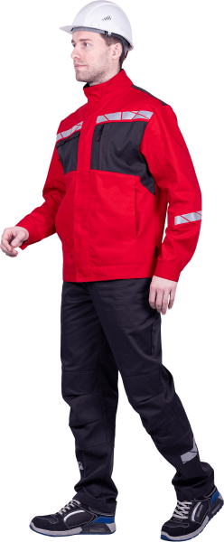 Куртка СТРОНГ ИМПОРТ (красный/серый)