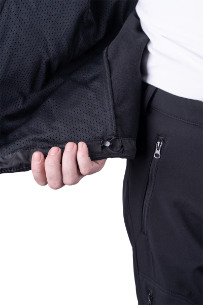 Куртка СОФТШЕЛЛ (черный/красный)