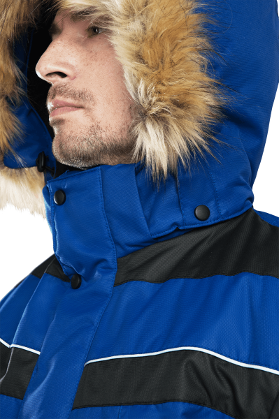 Куртка ДИКСОН зимняя (василёк/чёрный)