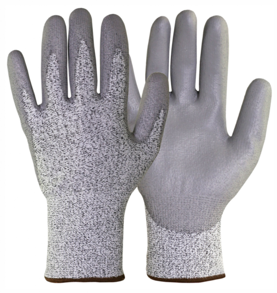 Перчатки АНТИПОРЕЗ ПОЛ 5-й уровень защиты 13 класс (серый)