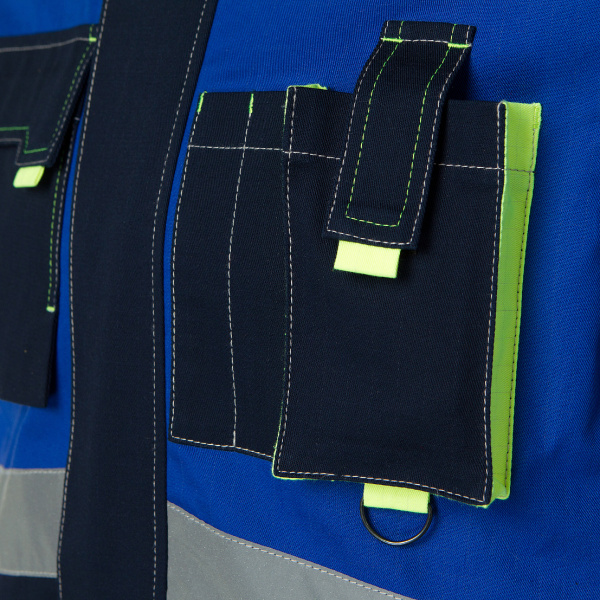 Куртка МАСТАНТИСТАТ (т.синий/василек/лайм)