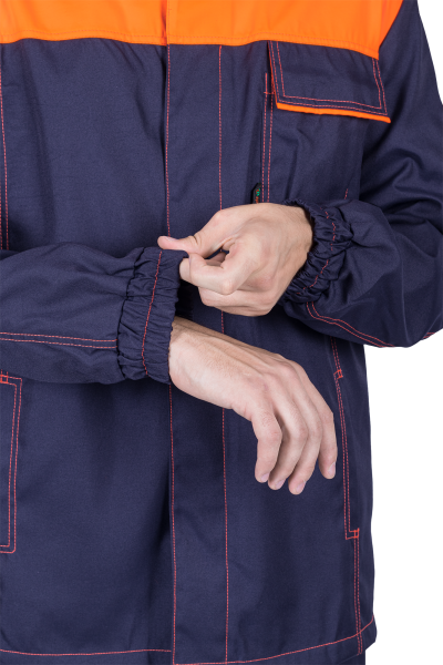 Костюм ХИМОС противокислотный (т.синий/оранжевый)