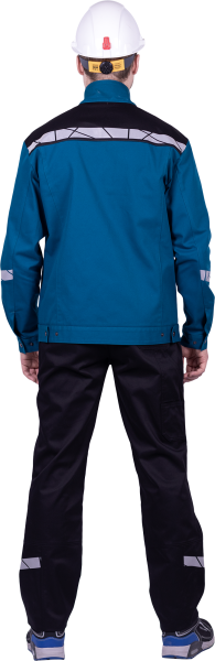 Куртка СТРОНГ ИМПОРТ (бирюзовый/черный)