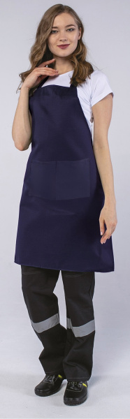 Фартук с грудкой (т.синий)