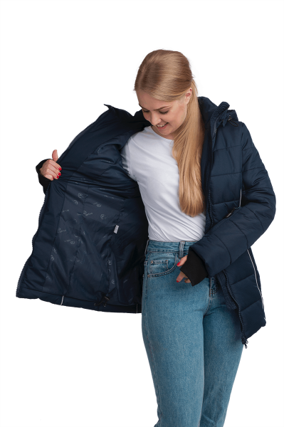 Куртка ФЬЮЖЕН женская зимняя (т.синий)