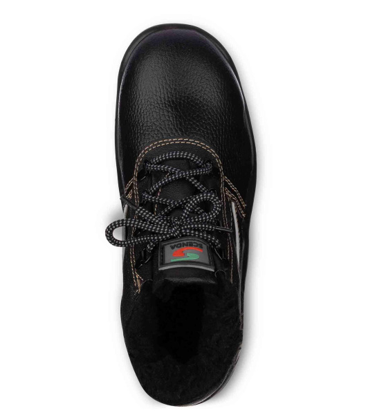 Ботинки СТИКС ПУ иск.мех с ТП (черный)