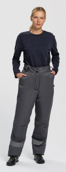 Брюки КНЕЙД СОП зимние женские (т.серый)