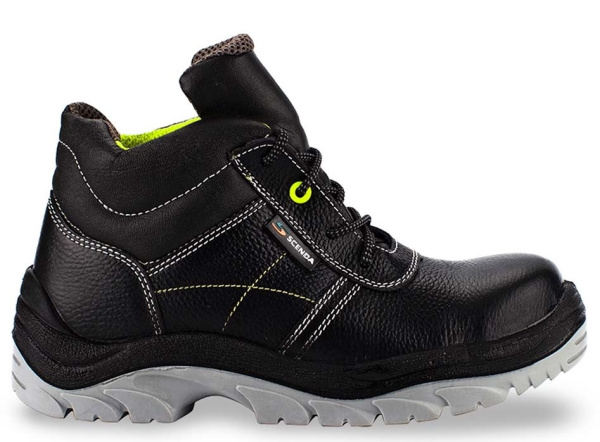 Ботинки НЕОН ПУ-ТПУ с КП (черный)