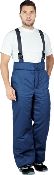 Костюм СПЕЦ зимний с БР (т.синий/василёк)