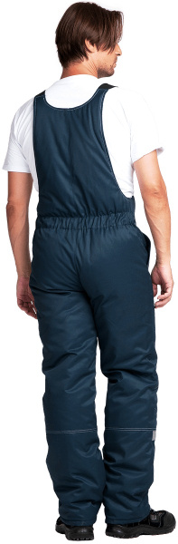 Костюм КМ-10 ЛЮКС зимний c ПК (василек/т.синий)