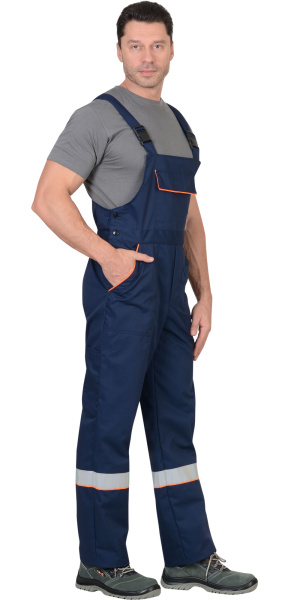 Костюм СИРИУС-МАСТЕР с ПК (т.синий/оранжевый)