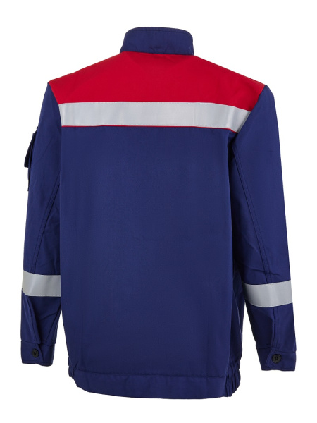 Костюм ЭНЕРГИЯ-АРАМИД тип АЛ-2 с БР (синий/красный)