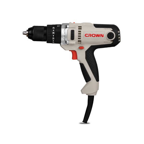 Шуруповерт ударный сетевой CROWN CT10152F 420Вт БЗП 2-13мм 1,7-80Нм